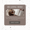 Customizable Boho Aesthetic Instagram Post Template for Influencers | Editable IG Template for Engagement & Marketing
