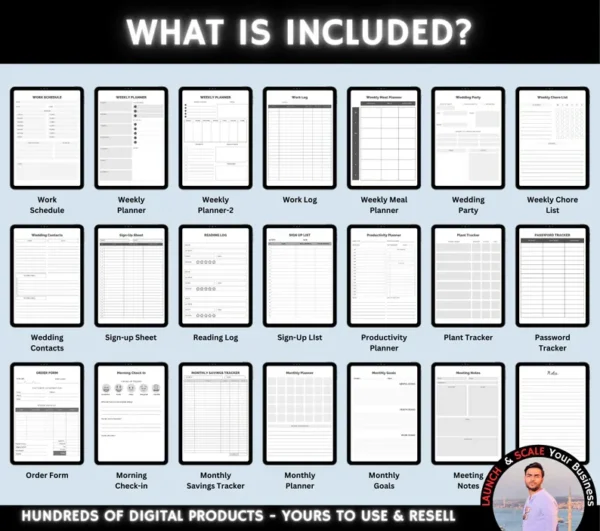 15000+ Pages Canva Template Bundle, Canva PLR Templates, Planners, Journals, Trackers, Printable, Master Resell Rights, MRR PLR Products - Image 2